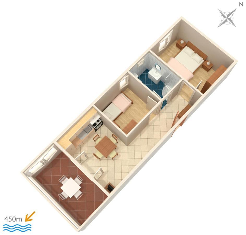 Family Friendly Apartments With A Swimming Pool Povljana, Pag - 244 外观 照片